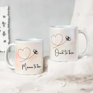 parenthood celebration mugs
