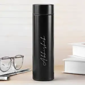 personalised temperature hydration bottle