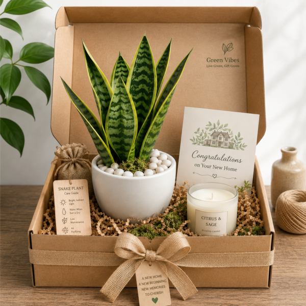 Housewarming & New Beginnings Green Gift Hamper